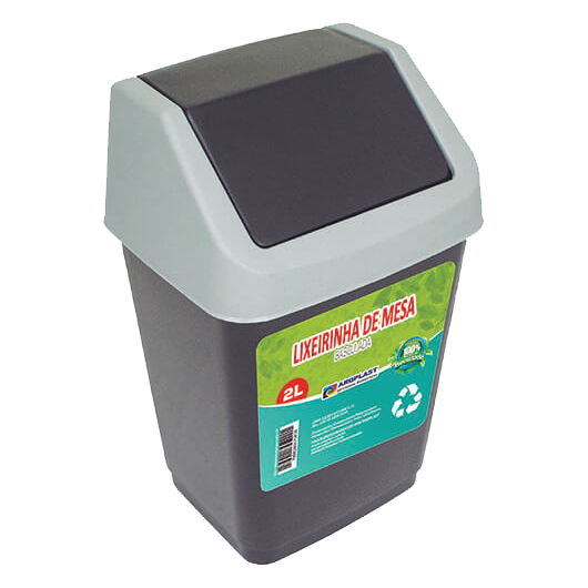Arqplast Lixeirinha de Mesa Basculante 2L
