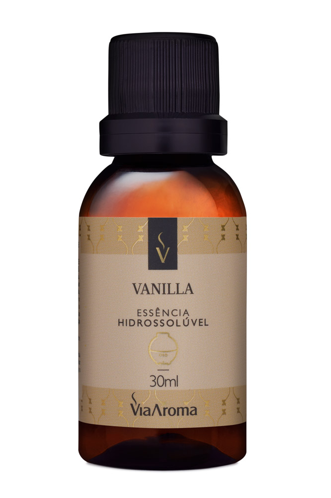 Via Aroma Essência Hidrossolúvel Vanilla 30ML