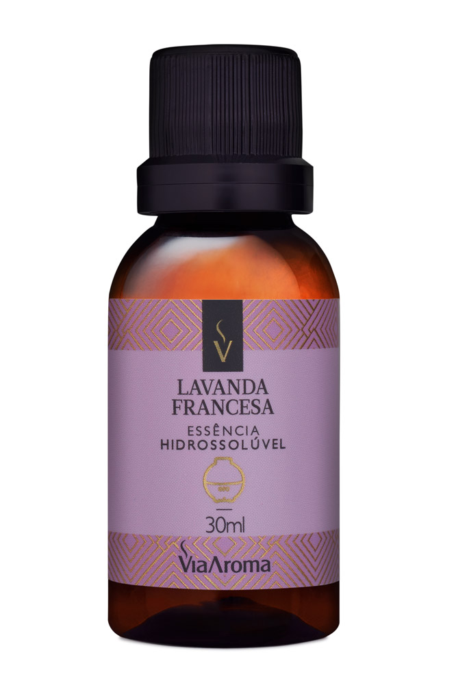 Via Aroma Essência Hidrossolúvel Lavanda Francesa 30ML