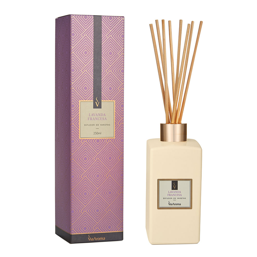 Via Aroma Difusor de Varetas Lavanda Francesa 250ML