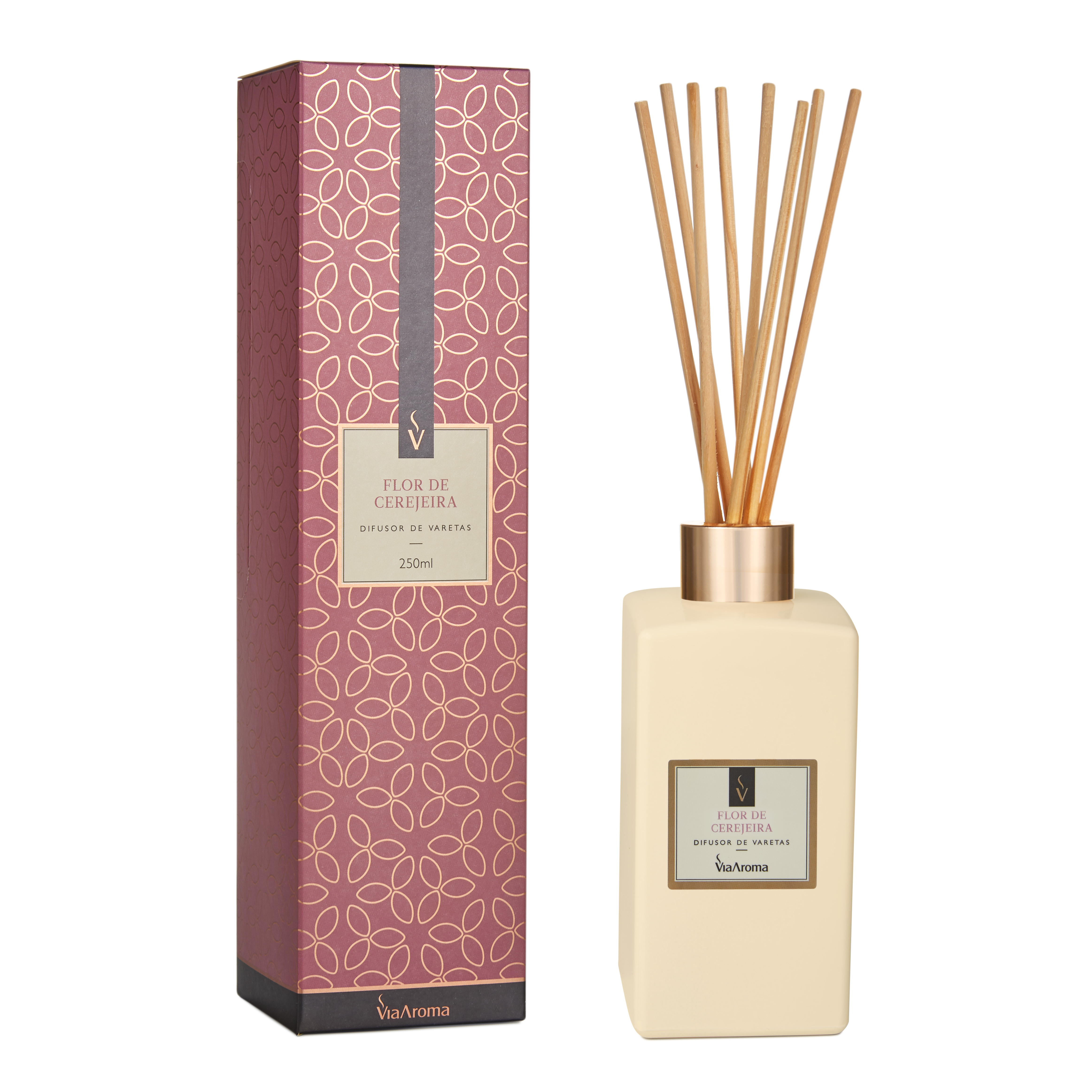 Via Aroma Difusor de Varetas Flor de Cerejeira 250ML