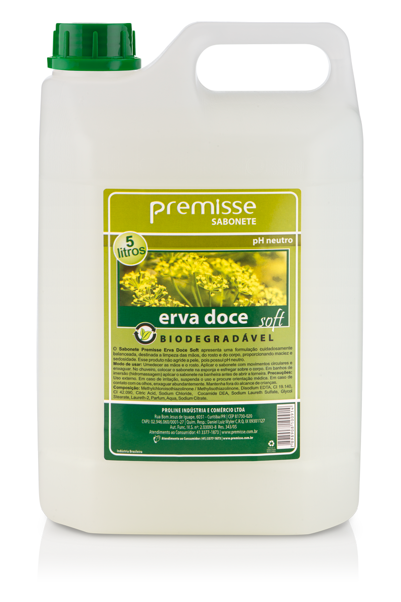 Premisse Sabonete Erva Doce Soft Perolado 5L