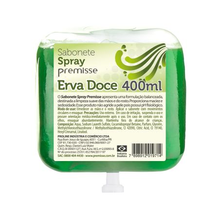 Premisse Refil Spray Erva Doce 400ml