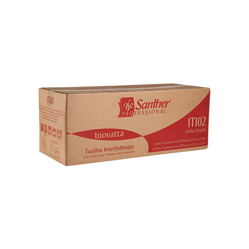 Papel Toalha Folha Dupla 22x21 c/2.400 ITI02