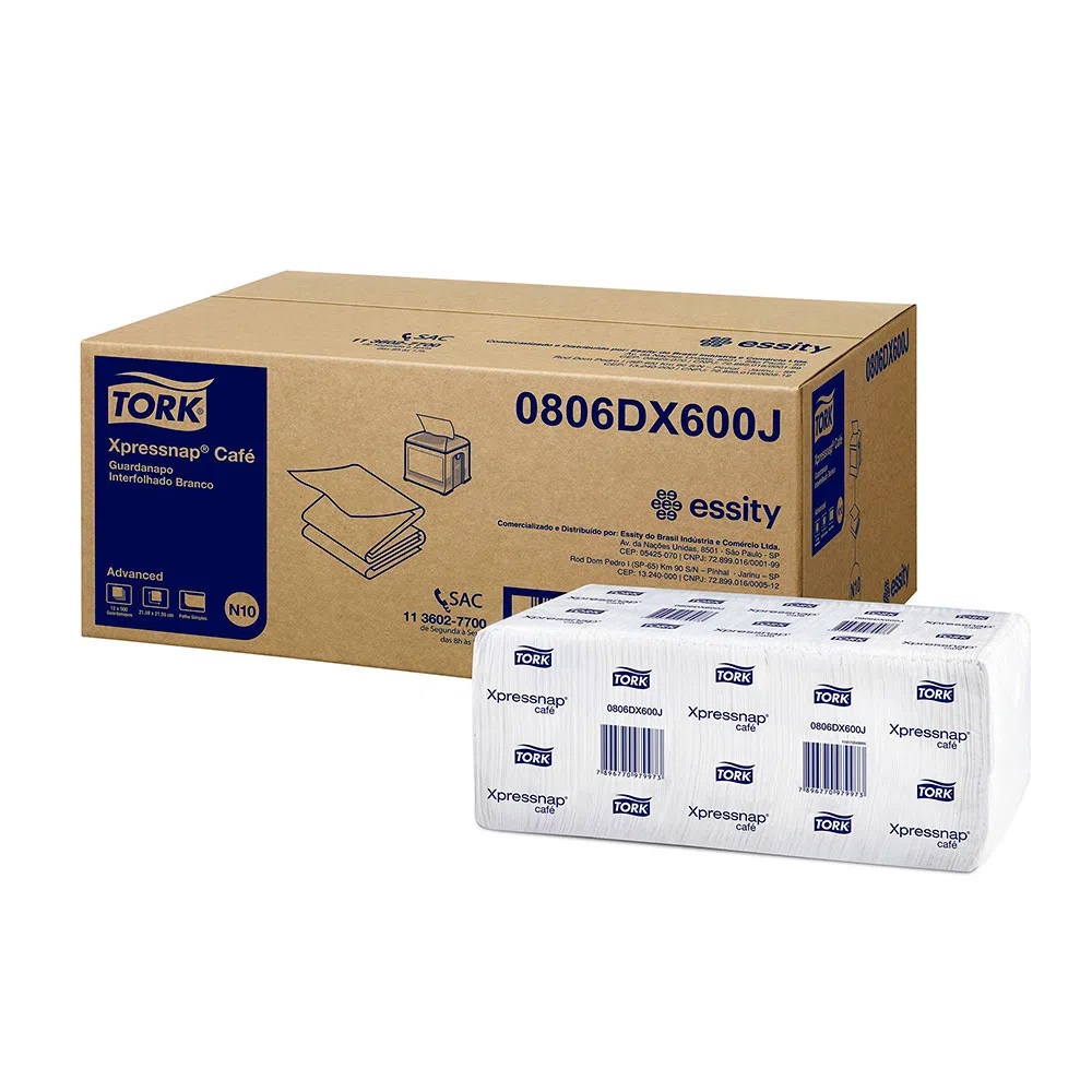 Guardanapo Tork com 6.000 folhas