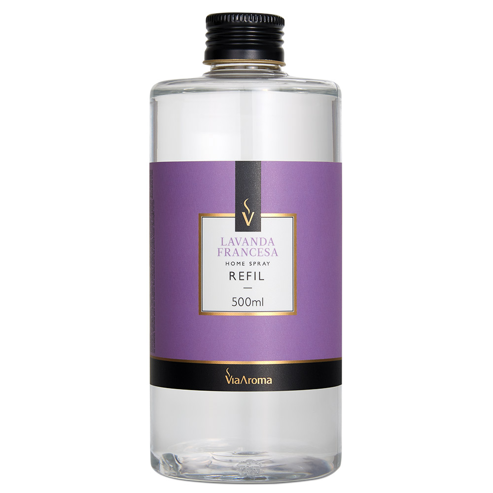 Via Aroma Refil Home Spray Lavanda Francesa 500ML