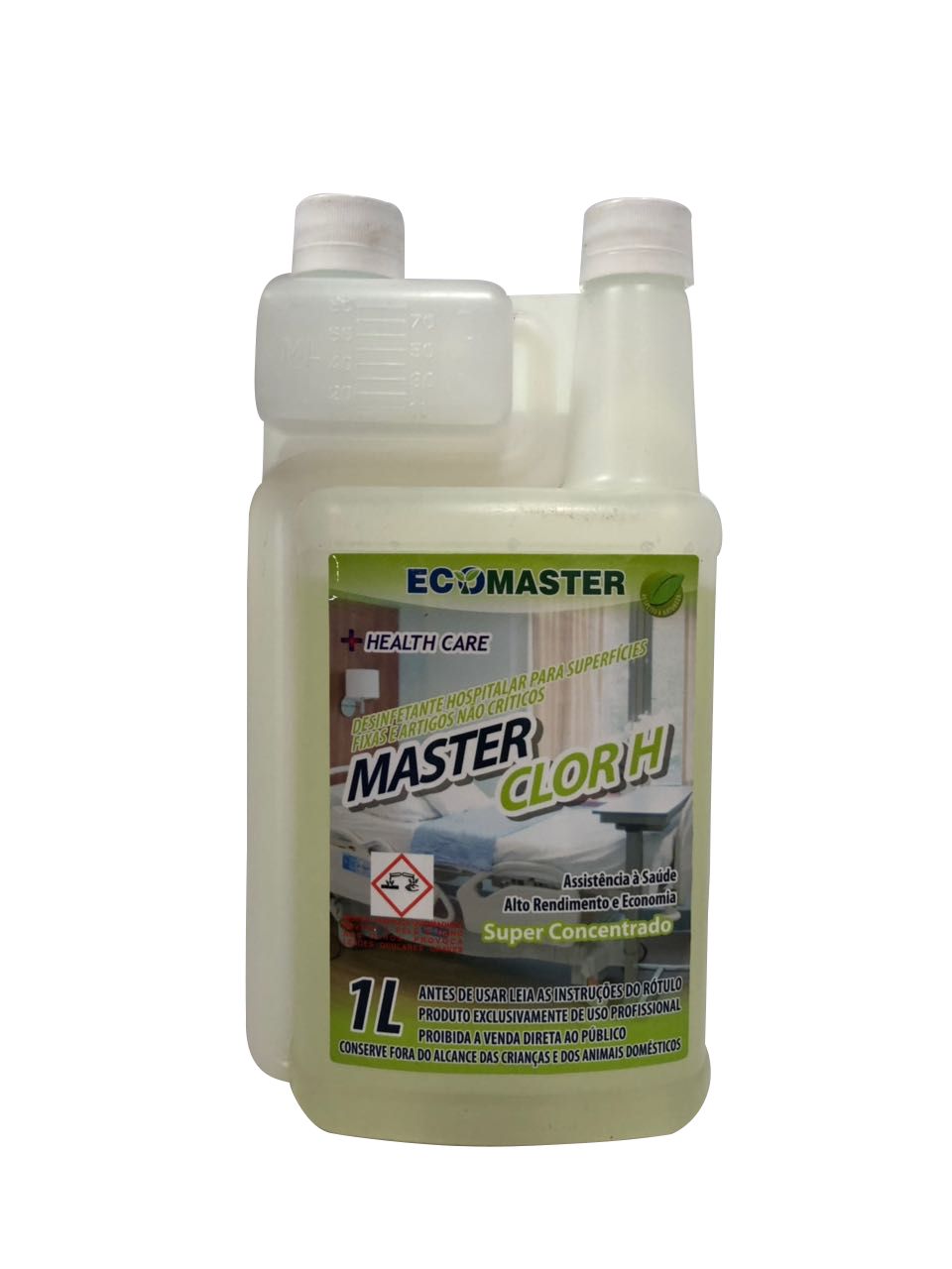 33.0037 - Ecomaster Clor H Desinfetante 1L Dosador