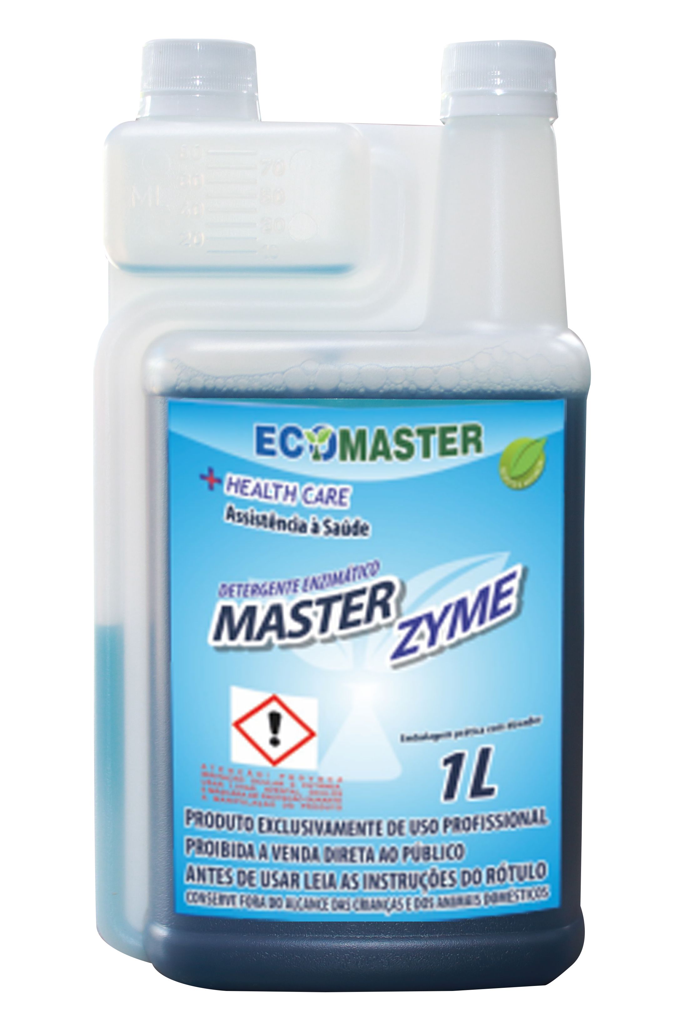 33.0054 - Ecomaster Zyme 5 Enzimas 1L Com Dosador 