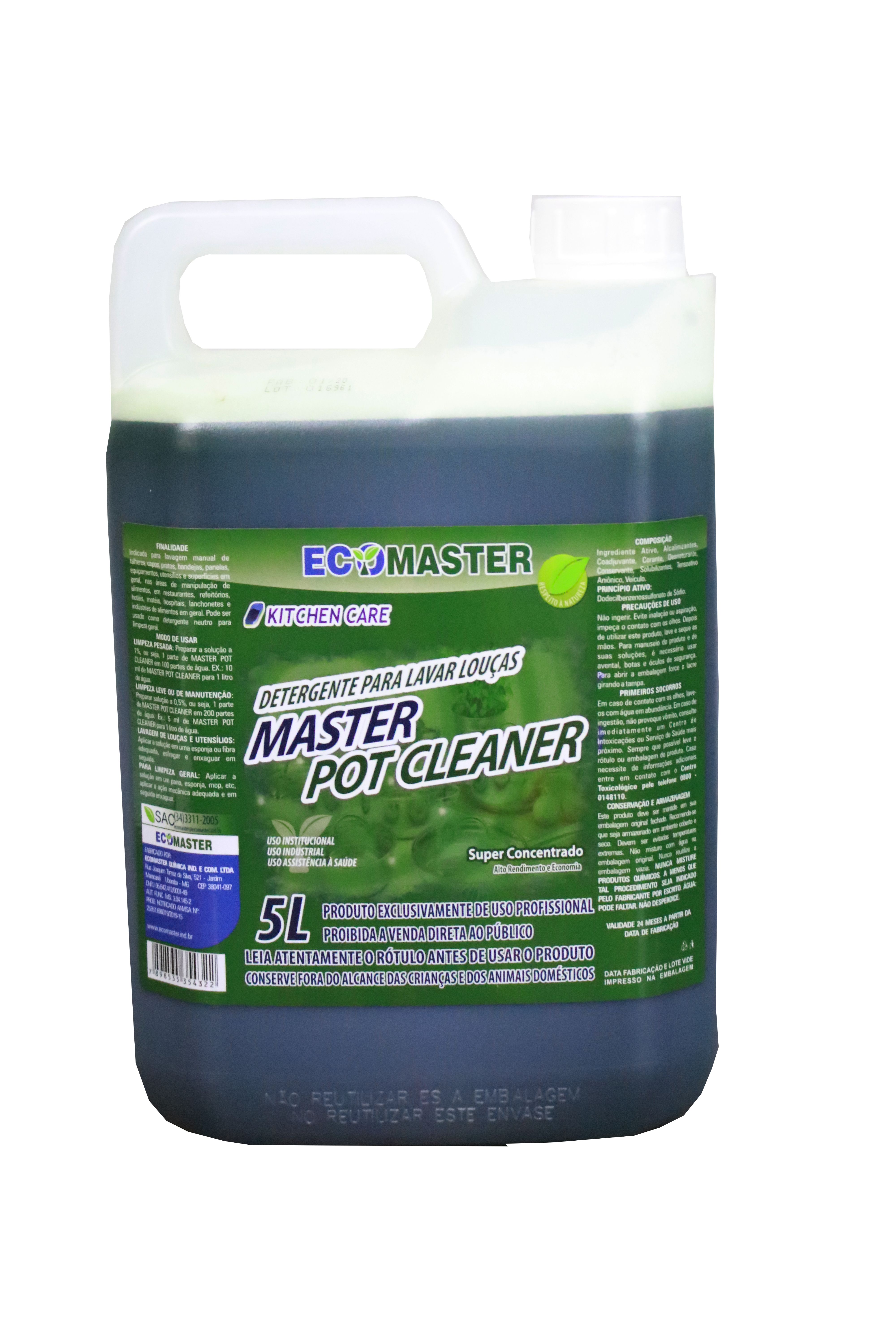 Ecomaster Pot Cleaner 5L