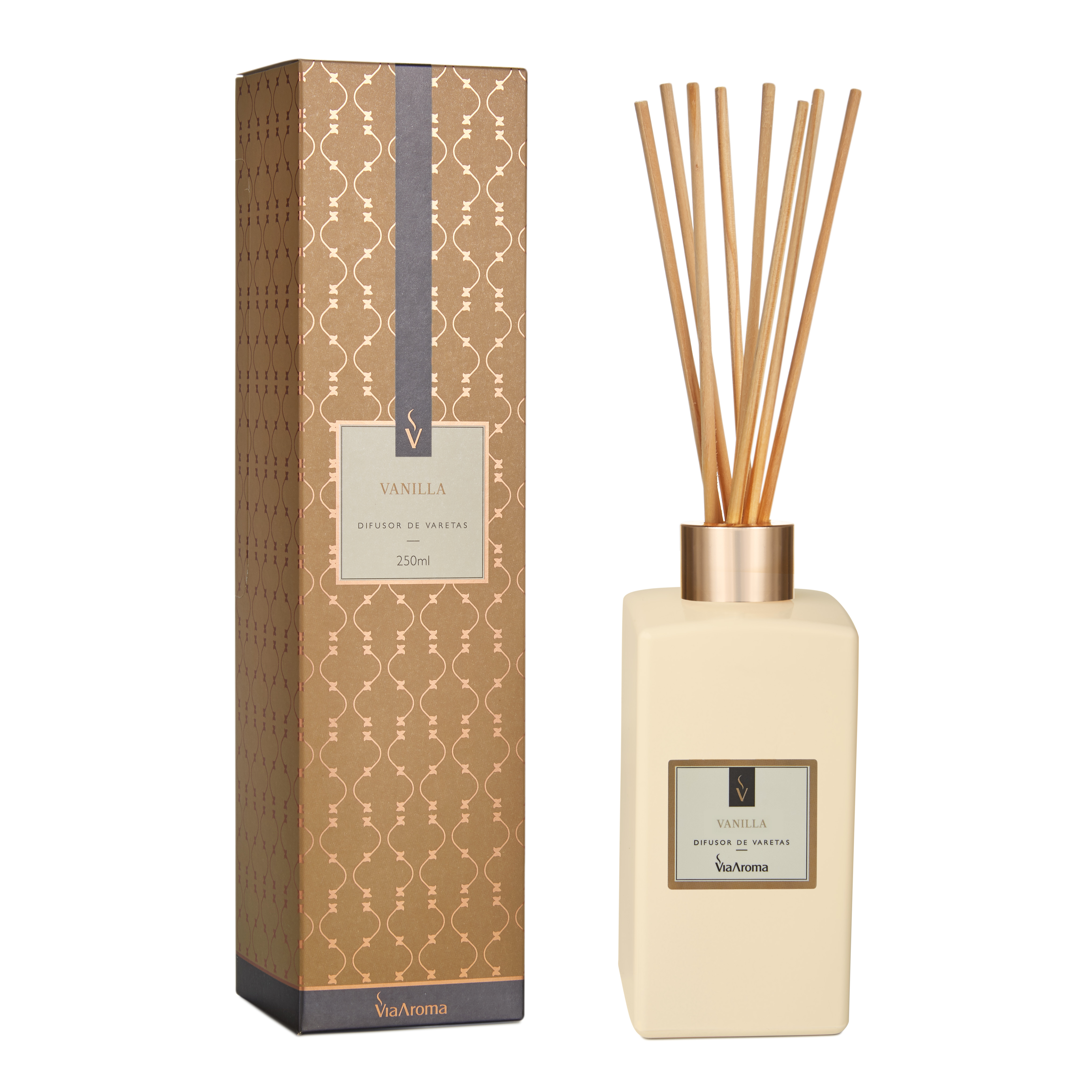 Via Aroma Difusor de Varetas Black Vanilla 250ML